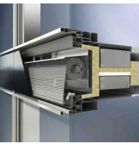 Солнцезащита Schüco CTB, встраиваемая в Schüco Фасад SFC 85