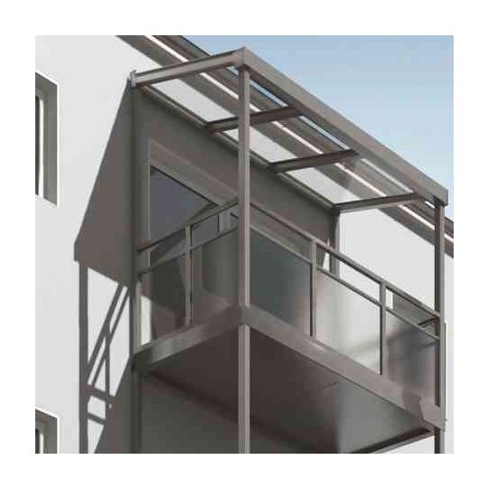 Многоярусный балкон из алюминия: для гармоничного вида фасада Многоярусный балкон из алюминия: для гармоничного вида фасада