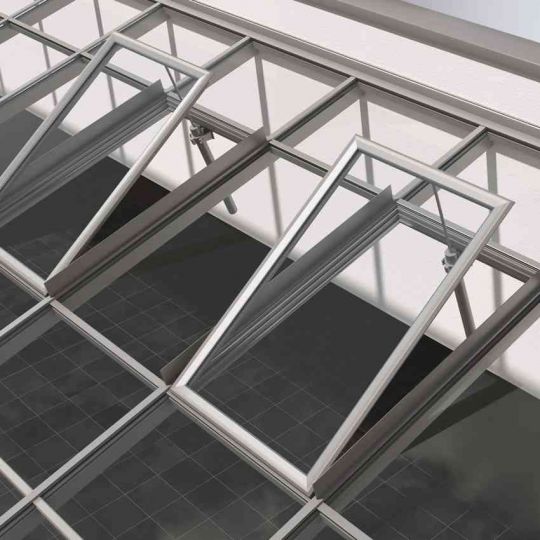 Schüco RWA - Устройства естественного дымо- и теплоотвода Schüco RWA - Устройства естественного дымо- и теплоотвода