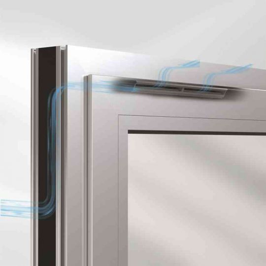 Вентилятор фальца окна Schüco VentoAir Вентилятор фальца окна Schüco VentoAir