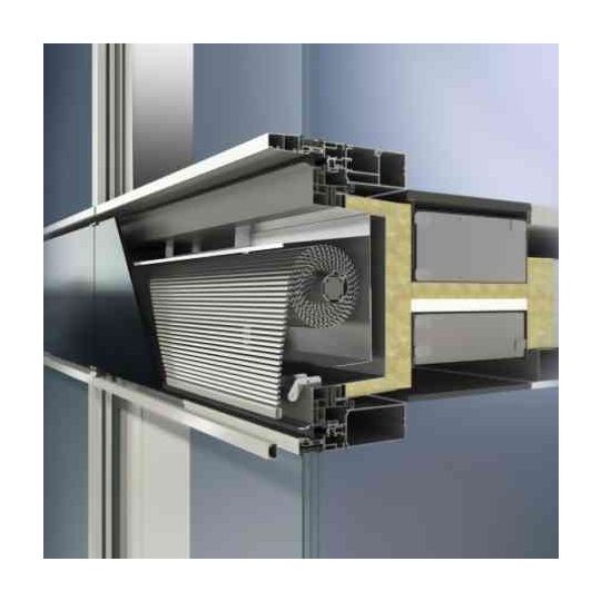 Солнцезащита Schüco CTB, встраиваемая в Schüco Фасад SFC 85 Солнцезащита Schüco CTB, встраиваемая в Schüco Фасад SFC 85