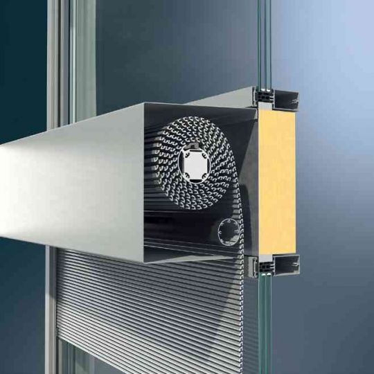 Солнцезащита Schüco CTB, навешиваемая на Schüco Фасад FW 50+/FW 60+ Солнцезащита Schüco CTB, навешиваемая на Schüco Фасад FW 50+/FW 60+