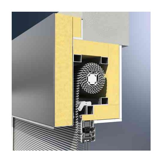 Солнцезащита Schüco CTB, навешиваемая на окна Schüco AWS Солнцезащита Schüco CTB, навешиваемая на окна Schüco AWS