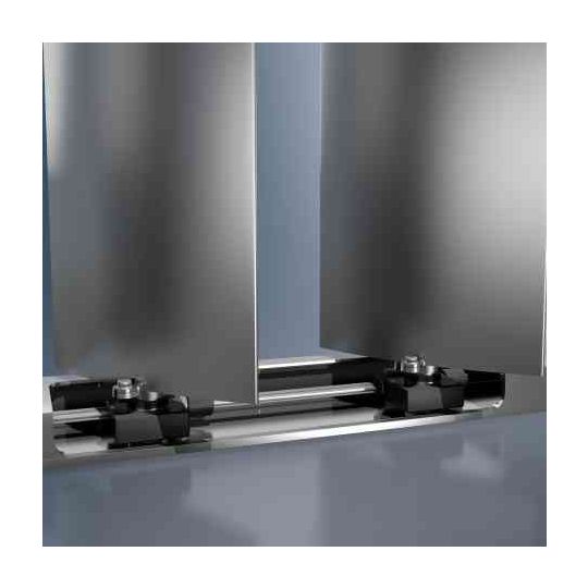 Широкие ламели Schüco ALB - подвижное закрепление и управление скрытым электроприводом Широкие ламели Schüco ALB - подвижное закрепление и управление скрытым электроприводом